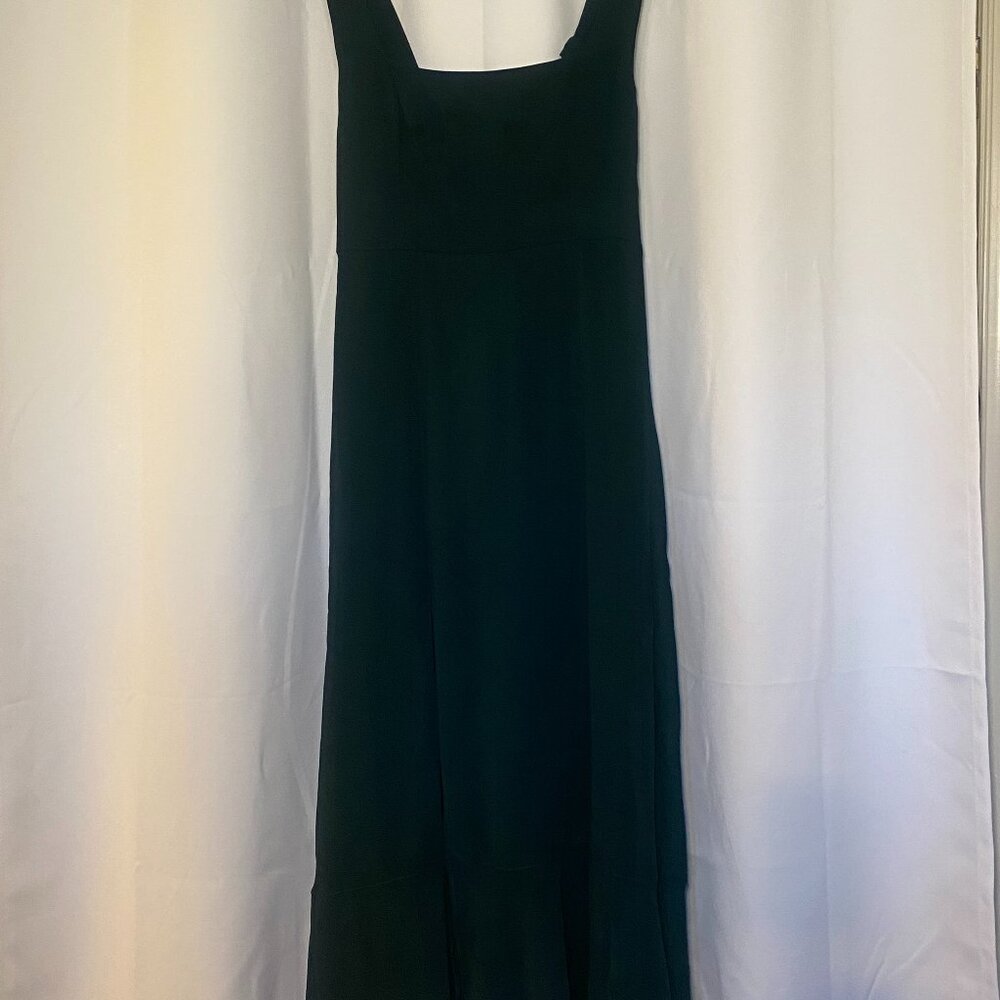 Show Me Your Mumu Weddings Claire Midi Dress Emerald Chiffon Gown M Goddess NWT
